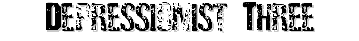 Depressionist Three font